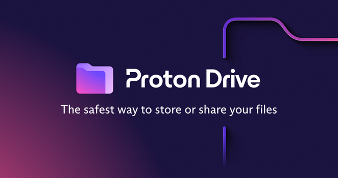 The shiny Proton Drive logo