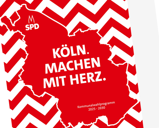 73 Seiten Wahlprogramm der Köln SPD zur Kommunalwahl 2025