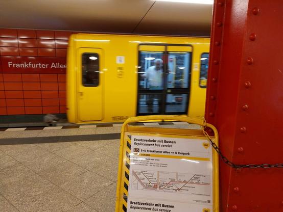 BVG – Lichtenberg: Über sechs Wochen Ersatzbus statt U5