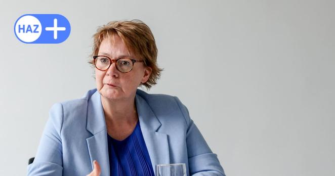 Hannover, Verlagshaus: Interview mit Innenministerin Daniela Behrens.