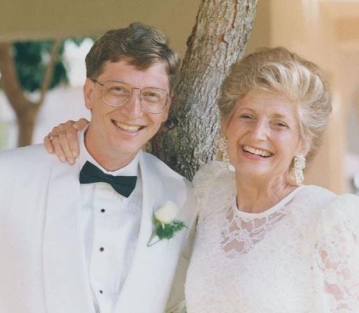 Bill Gates and his mother, Mary Maxwell Gates
