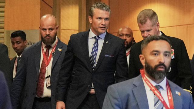 U.S. Defense Secretary Pete Hegseth leaves after a bilateral meeting with Malaysia's Defense Minister Mohamed Khaled Nordin ahead of the Association of Southeast Asian Nations (ASEAN) Defense Ministers' Meeting in Kuala Lumpur, Malaysia, Thursday, Oct. 30, 2025. (AP Photo/Dita Alangkara) U.S. Defense Secretary Pete Hegseth leaves after a bilateral meeting with Malaysia's Defense Minister Mohamed Khaled Nordin ahead of the Association of Southeast Asian Nations (ASEAN) Defense Ministers' Meeting in Kuala Lumpur, Malaysia, Thursday, Oct. 30, 2025. (AP Photo/Dita Alangkara)