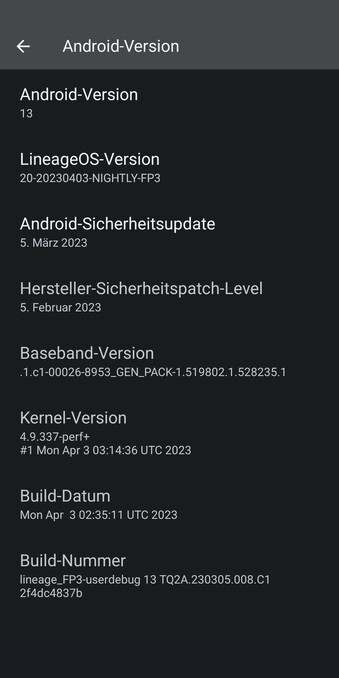 Screenshot Android-Version