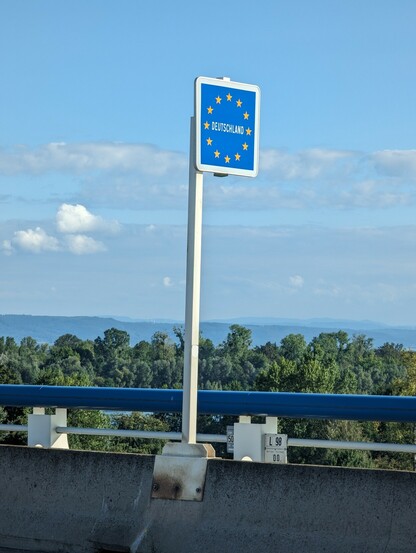 Grenzschild Deutschland