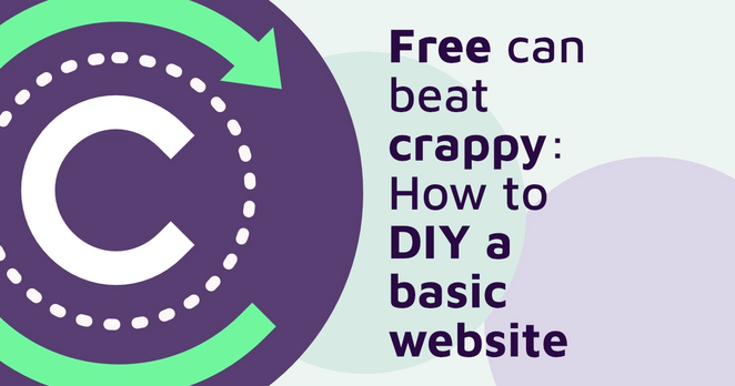 Free can beat crappy: How to DIY a basic website