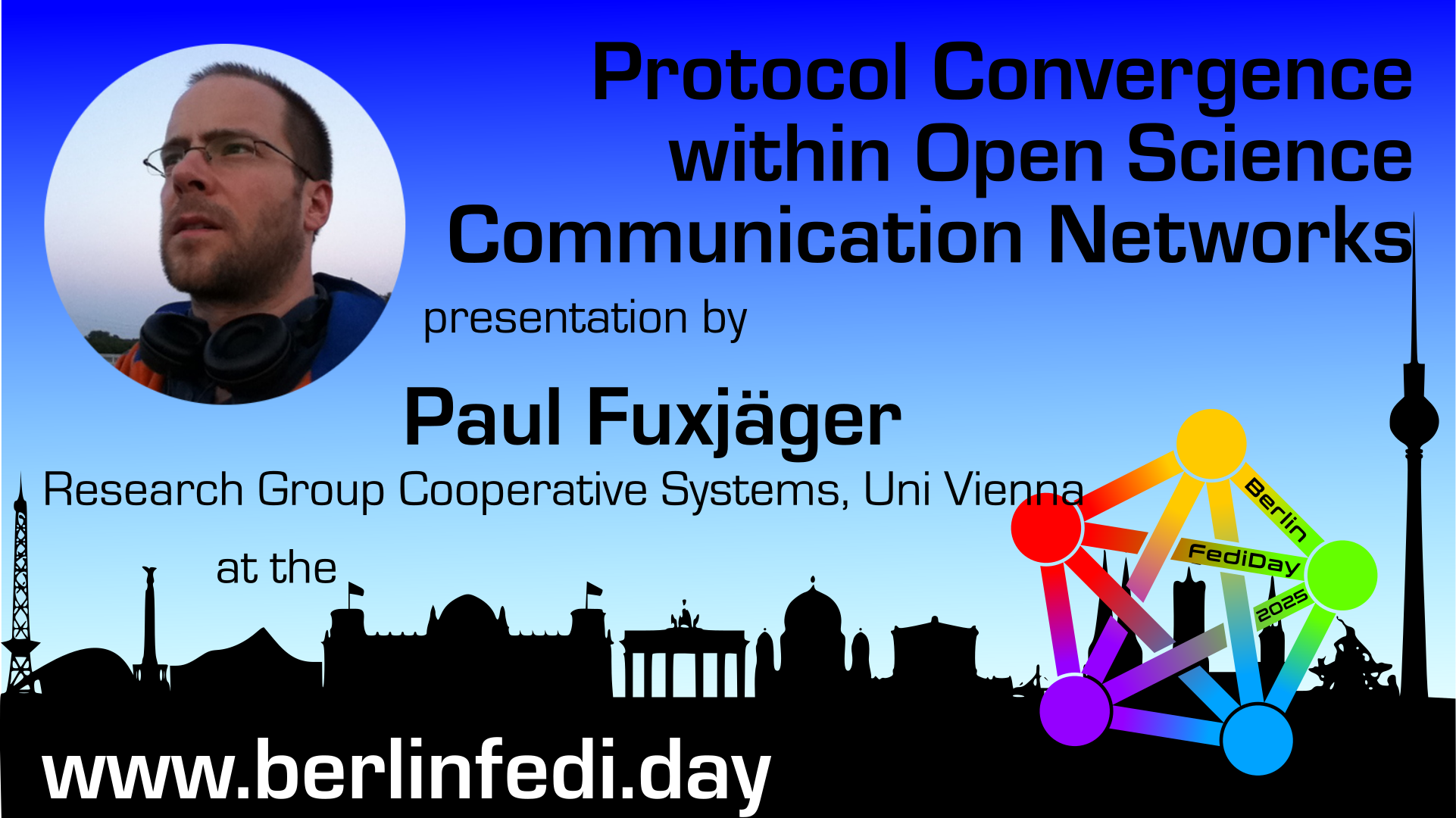 A picture from the speaker Paul Fuxjäger